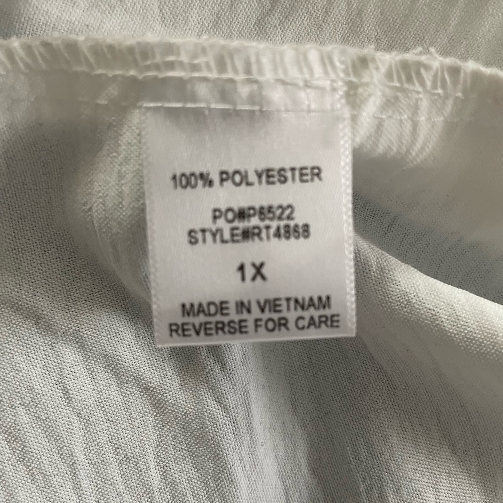 Fashion Nova - Text It To Me Blouse SZ - 1X - Picture 4 of 5